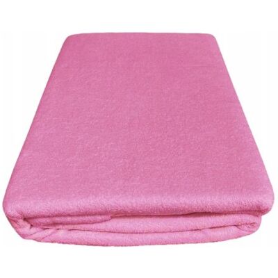 Inny producent Prześcieradło FROTTE tradycyjne bez gumki 160x200 cm różowe Inny producent Prześcieradło FROTTE tradycyjne bez gumki 160x200 cm różowe