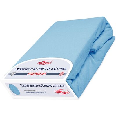 Darymex Prześcieradło z gumką 160x200 FROTTE WYSOKA GRAMATURA 200 FROTA niebieski Darymex Prześcieradło z gumką 160x200 FROTTE WYSOKA GRAMATURA 200 FROTA niebieski