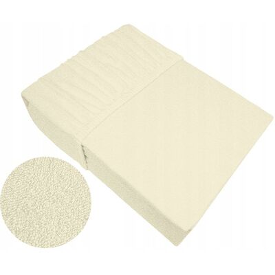 Greno Prześcieradło Frotte z gumką 120X200 KREM 25cm Greno Prześcieradło Frotte z gumką 120X200 KREM 25cm