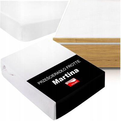 Inny producent Prześcieradło Frotte Z Gumką 160X200 Gruby Materac 30Cm Wytrzymałe Białe Inny producent Prześcieradło Frotte Z Gumką 160X200 Gruby Materac 30Cm Wytrzymałe Białe