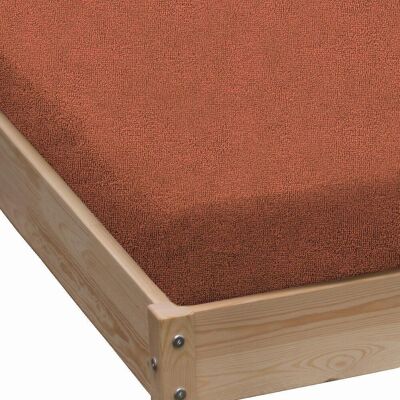 KZ Prześcieradło Frotte Z Gumką 160x200 Rude Grube KZ Prześcieradło Frotte Z Gumką 160x200 Rude Grube
