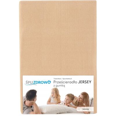FDM Prześcieradło JERSEY 100% bawełna z gumką 140x200 FDM Prześcieradło JERSEY 100% bawełna z gumką 140x200