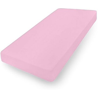 MATEX - Sábana jersey PREMIUM - rosa - Fitted sheet MATEX - Sábana jersey PREMIUM - rosa - Fitted sheet