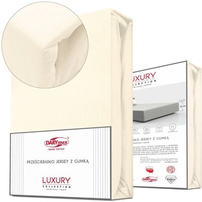 Darymex Prześcieradło Jersey Elastan 90x200 Z Gumką Ekri Ekologia Na Wysoki Materac 25 Cm Luxury Darymex Prześcieradło Jersey Elastan 90x200 Z Gumką Ekri Ekologia Na Wysoki Materac 25 Cm Luxury