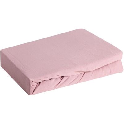 Prześcieradło Jersey Z Gumką 140X200 Różowe Pudrowe Na Wysoki Materac 30 Cm 140 G/M2 Eurofirany Prześcieradło Jersey Z Gumką 140X200 Różowe Pudrowe Na Wysoki Materac 30 Cm 140 G/M2 Eurofirany