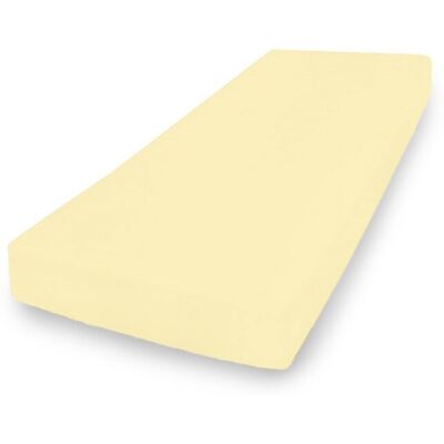 MATEX - Jersey PREMIUM - Żółty - 150x190 - Fitted Sheet MATEX - Jersey PREMIUM - Żółty - 150x190 - Fitted Sheet