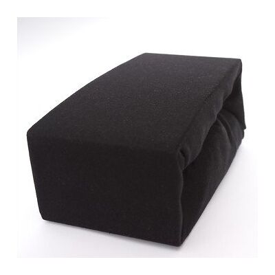 Inny producent Prześcieradło Jersey Z Gumką 220Cmx200Cm Czarny Inny producent Prześcieradło Jersey Z Gumką 220Cmx200Cm Czarny