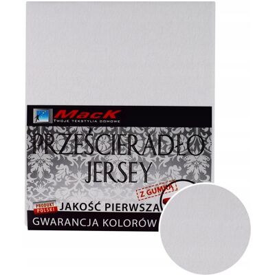 Mack PRZEŚCIERADŁO JERSEY Z GUMKĄ 220X200 biały Mack PRZEŚCIERADŁO JERSEY Z GUMKĄ 220X200 biały