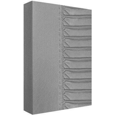ZARATEX Prześcieradło jersey z gumką 220x200 szare ZARATEX Prześcieradło jersey z gumką 220x200 szare