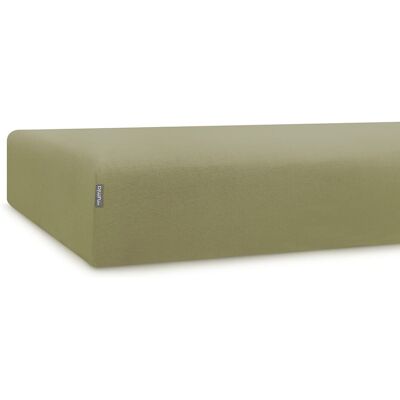 prześcieradło khaki 180 x 200 cm (na wysoki materac) - MUMLA prześcieradło khaki 180 x 200 cm (na wysoki materac) - MUMLA