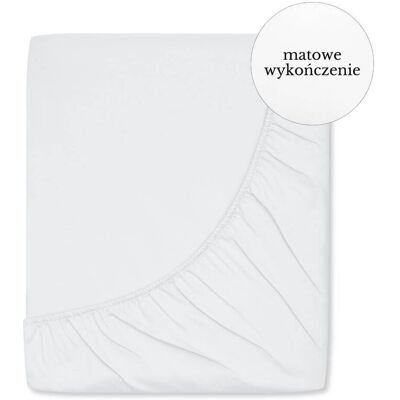 White pocket Prześcieradło perkalowe z gumką pure white 200 x 200 cm White pocket Prześcieradło perkalowe z gumką pure white 200 x 200 cm