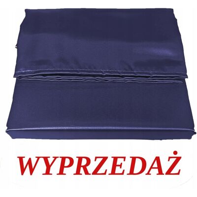 Moker Prześcieradło satynowe bez gumki 160 Granat Moker Prześcieradło satynowe bez gumki 160 Granat