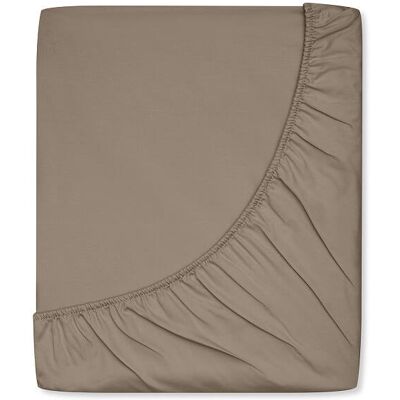 White pocket Prześcieradło satynowe z gumką taupe 140 x 200 cm White pocket Prześcieradło satynowe z gumką taupe 140 x 200 cm