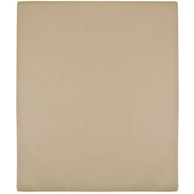 VMP Prześcieradło, taupe, 180x200 cm, dżersej bawełniany VMP Prześcieradło, taupe, 180x200 cm, dżersej bawełniany