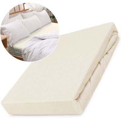 Prześcieradło z gumką, 140x200 elastyczny jersey, Darymex, 100% bawełna, kolor Fuksja Prześcieradło z gumką, 140x200 elastyczny jersey, Darymex, 100% bawełna, kolor Fuksja