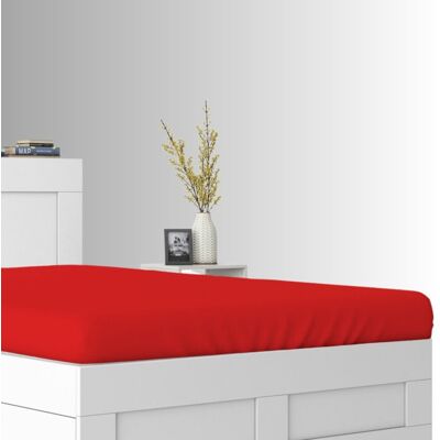 Głęboki sen Prześcieradło Z Gumką 200x200 100% Bawełniane JERSEY Grube Polskie Czerwony Głęboki sen Prześcieradło Z Gumką 200x200 100% Bawełniane JERSEY Grube Polskie Czerwony