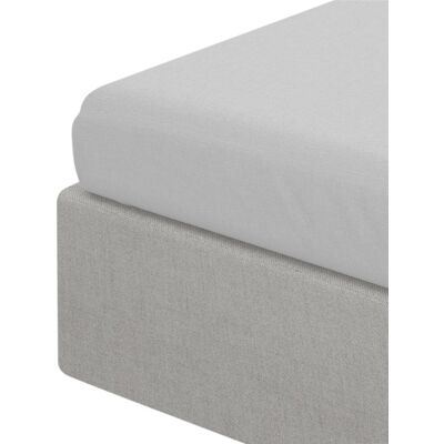 Prześcieradło z gumką bawełna renforce szare LAUKO 180x200 cm HOMLA Prześcieradło z gumką bawełna renforce szare LAUKO 180x200 cm HOMLA