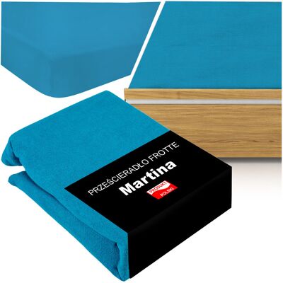 Inny producent Prześcieradło Z Gumką Frotte 160X200 Materac Bok 30Cm Duże Kolor Niebieski Inny producent Prześcieradło Z Gumką Frotte 160X200 Materac Bok 30Cm Duże Kolor Niebieski
