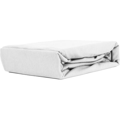 Kam-Pol PRZEŚCIERADŁO Z GUMKĄ JERSEY VIP BOK 30CM BAWEŁNIANE BIAŁE 90x200 Kam-Pol PRZEŚCIERADŁO Z GUMKĄ JERSEY VIP BOK 30CM BAWEŁNIANE BIAŁE 90x200
