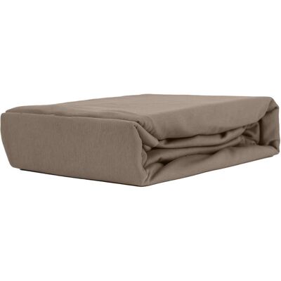 Kam-Pol PRZEŚCIERADŁO Z GUMKĄ JERSEY VIP BOK 30CM BAWEŁNIANE CAPPUCINO 90x200 Kam-Pol PRZEŚCIERADŁO Z GUMKĄ JERSEY VIP BOK 30CM BAWEŁNIANE CAPPUCINO 90x200