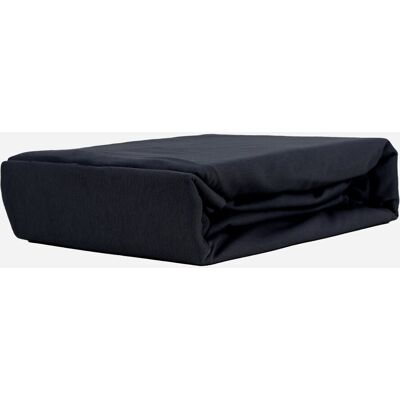 Kam-Pol PRZEŚCIERADŁO Z GUMKĄ JERSEY VIP BOK 30CM BAWEŁNIANE CZARNE 90x200 Kam-Pol PRZEŚCIERADŁO Z GUMKĄ JERSEY VIP BOK 30CM BAWEŁNIANE CZARNE 90x200