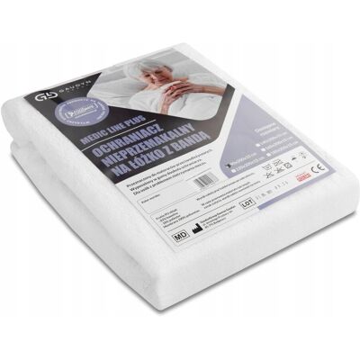 Inny producent Prześcieradło z gumką SleepTim 90x200 cm - białe, wodoodporne Inny producent Prześcieradło z gumką SleepTim 90x200 cm - białe, wodoodporne