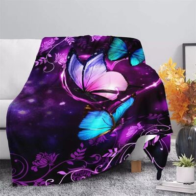 Inny producent Przytulny Koc Flanelowy Dziecięcy Miękki Puszysty 150x200 cm Fioletowy Inny producent Przytulny Koc Flanelowy Dziecięcy Miękki Puszysty 150x200 cm Fioletowy