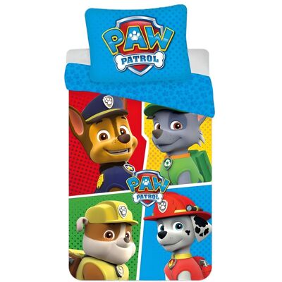 BrandMac Psi Patrol zestaw pościeli do łóżeczka dziecięcego, poszewka na kołdrę 100 x 135 cm + poszewka na poduszkę 40 x 60 cm, 100% bawełna, miękka, oddycha.. BrandMac Psi Patrol zestaw pościeli do łóżeczka dziecięcego, poszewka na kołdrę 100 x 135 cm + poszewka na poduszkę 40 x 60 cm, 100% bawełna, miękka, oddycha..