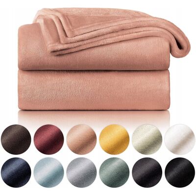 Inny producent PUSZYSTY KOC Z MIKROFIBRY 220X240 CM MIĘKKI I CIEPŁY KOC NA KANAPĘ RÓŻOWY Inny producent PUSZYSTY KOC Z MIKROFIBRY 220X240 CM MIĘKKI I CIEPŁY KOC NA KANAPĘ RÓŻOWY