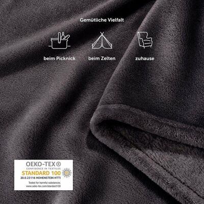 Inny producent PUSZYSTY KOC Z MIKROFIBRY 270X230 CM MIĘKKI I CIEPŁY KOC NA KANAPĘ ANTRACYT Inny producent PUSZYSTY KOC Z MIKROFIBRY 270X230 CM MIĘKKI I CIEPŁY KOC NA KANAPĘ ANTRACYT