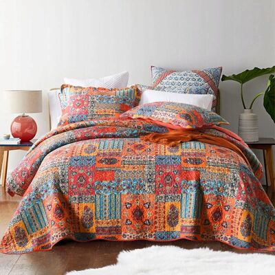 Inny producent QUCOVER Narzuta Shabby Chic Patchwork 230x250 Bawełna Na Łóżko Inny producent QUCOVER Narzuta Shabby Chic Patchwork 230x250 Bawełna Na Łóżko