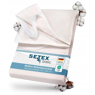 Inny producent Setex Ochraniacz Na Materac 160x200cm Bawełna Naturalny Beżowy Inny producent Setex Ochraniacz Na Materac 160x200cm Bawełna Naturalny Beżowy