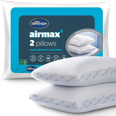 Inny producent Silentnight Airmax 2 SZTUKI poduszka antyalergiczna oddychająca 74x48 NOWE Inny producent Silentnight Airmax 2 SZTUKI poduszka antyalergiczna oddychająca 74x48 NOWE