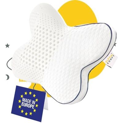 Sleep Comfy Poduszka Z Motywem Motyla Poduszka Na Ból Karku Ortopedyczna Pianka Z Pamięcią Kształtu Certyfikat Öko-Tex Poduszka Zdrowotna Bezdech Se.. Sleep Comfy Poduszka Z Motywem Motyla Poduszka Na Ból Karku Ortopedyczna Pianka Z Pamięcią Kształtu Certyfikat Öko-Tex Poduszka Zdrowotna Bezdech Se..