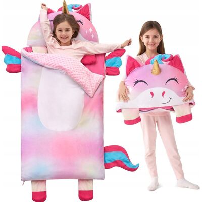 Inny producent ŚPIWÓR 152X68 DZIECIĘCY UNICORN MATERAC PODUSZKA KOC ZAMEK ROZKŁADANY Inny producent ŚPIWÓR 152X68 DZIECIĘCY UNICORN MATERAC PODUSZKA KOC ZAMEK ROZKŁADANY