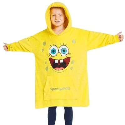Inny producent Spongebob Koc Z Kapturem polar rozmiar uniwersalny Inny producent Spongebob Koc Z Kapturem polar rozmiar uniwersalny