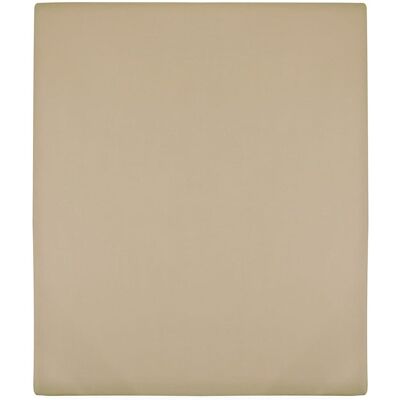 The Living Store Prześcieradła - 2 szt. - taupe - 160x200 cm - dżersej bawełniany - Prześcieradło The Living Store Prześcieradła - 2 szt. - taupe - 160x200 cm - dżersej bawełniany - Prześcieradło