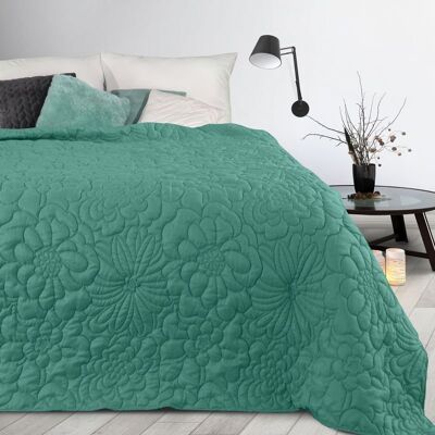 Eurofirany Turkusowa narzuta pikowana DESIGN91 duża 230x260 ALARA Eurofirany Turkusowa narzuta pikowana DESIGN91 duża 230x260 ALARA