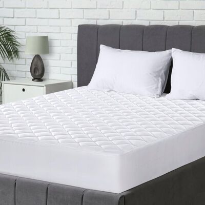 Inny producent UTOPIA BEDDING OCHRANIACZ NA MATERAC 140x200 CM ELASTYCZNY DO 30 CM BIAŁY Inny producent UTOPIA BEDDING OCHRANIACZ NA MATERAC 140x200 CM ELASTYCZNY DO 30 CM BIAŁY