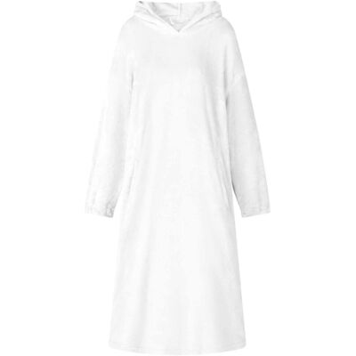 vidaXL Bluza-koc Biały l Flanela vidaXL Bluza-koc Biały l Flanela