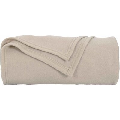 vidaXL Koc Beżowy 170 x 130 cm Polar vidaXL Koc Beżowy 170 x 130 cm Polar