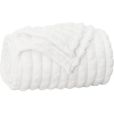 vidaXL Koc Biały 150 x 130 cm Polar vidaXL Koc Biały 150 x 130 cm Polar