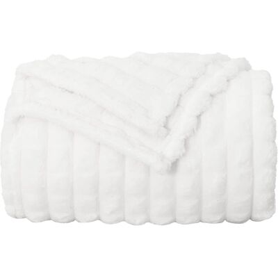 vidaXL Koc Biały 200 x 150 cm Polar vidaXL Koc Biały 200 x 150 cm Polar