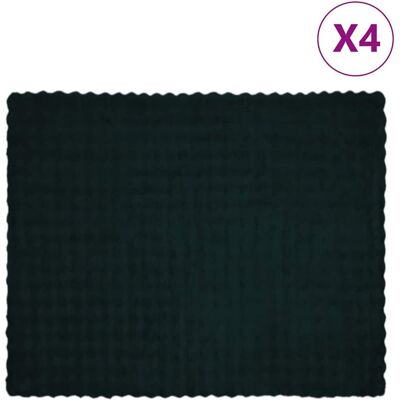 vidaXL Koc z futra sztucznego królika 4 pcs Ciemna zieleń 130 x 150 cm vidaXL Koc z futra sztucznego królika 4 pcs Ciemna zieleń 130 x 150 cm