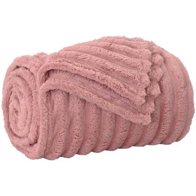 vidaXL Koce narzutowe 6 pcs Różowy 150 x 130 cm Polar vidaXL Koce narzutowe 6 pcs Różowy 150 x 130 cm Polar