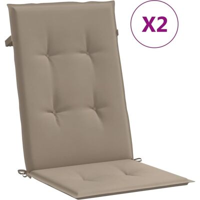 Vidaxl Poduszki Na Krzesła Ogrodowe, 2 Szt., Taupe, 120x50x3 Cm Vidaxl Poduszki Na Krzesła Ogrodowe, 2 Szt., Taupe, 120x50x3 Cm