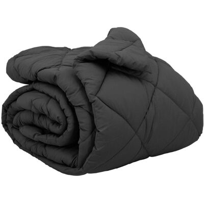 vidaXL Zimowa Kołdra Antracyt 200 x 200 cm Mikrofibra vidaXL Zimowa Kołdra Antracyt 200 x 200 cm Mikrofibra