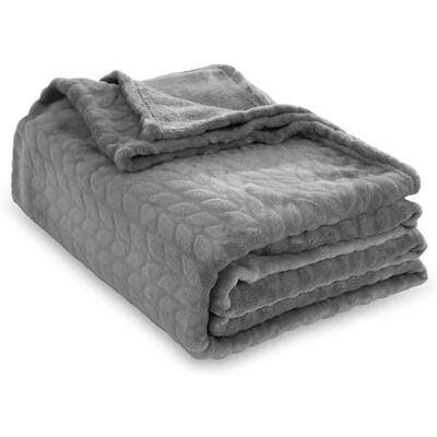 Inny producent WINTHOME Koc Miękki Ciepły Kocyk Dziecięcy Na Kanapę 130x170cm Jasnoszary Inny producent WINTHOME Koc Miękki Ciepły Kocyk Dziecięcy Na Kanapę 130x170cm Jasnoszary