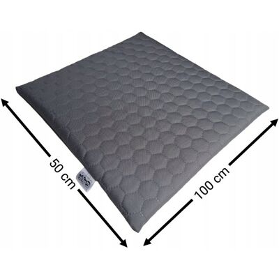 GMK WODOODPORNA PIKOWANA PODUSZKA OGRODOWA PŁASKA MIÓD - HEKSAGON 50x100 szary GMK WODOODPORNA PIKOWANA PODUSZKA OGRODOWA PŁASKA MIÓD - HEKSAGON 50x100 szary