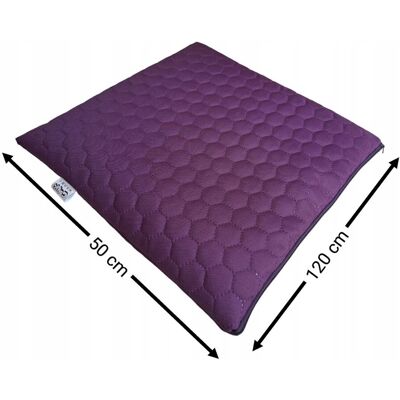 GMK WODOODPORNA PIKOWANA PODUSZKA OGRODOWA PŁASKA MIÓD-HEKSAGON 50x120 fioletow GMK WODOODPORNA PIKOWANA PODUSZKA OGRODOWA PŁASKA MIÓD-HEKSAGON 50x120 fioletow